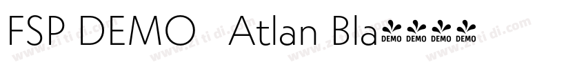 FSP DEMO   Atlan Bla字体转换
